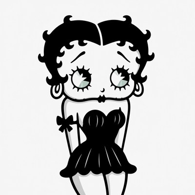 Betty Boop cartoon character illustration