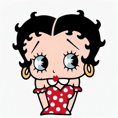Betty Boop cartoon illustration