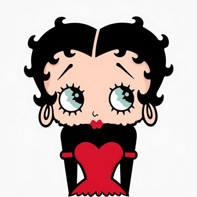 Betty Boop cartoon character illustration