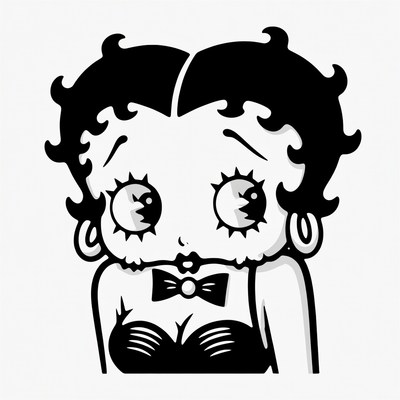 Betty Boop cartoon illustration