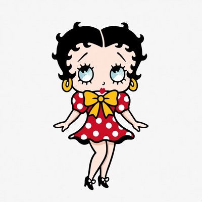 Betty Boop cartoon character illustration