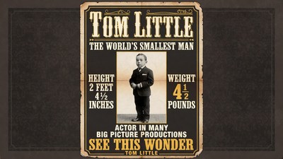 Tom Little World's Smallest Man Poster