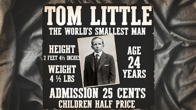 Tom Little World's Smallest Man Poster