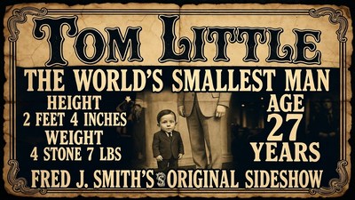 Tom Little World's Smallest Man Poster