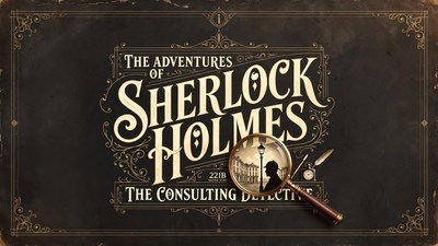 Sherlock Holmes Vintage Poster