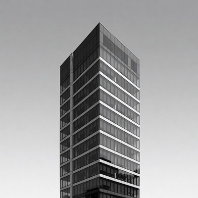 Modern Glass Skyscraper Building