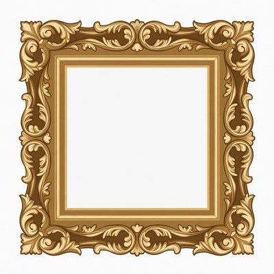 Ornate Gold Picture Frame