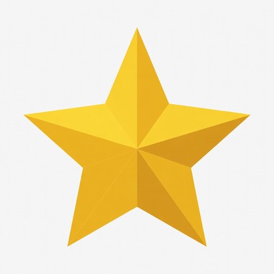 Yellow star illustration