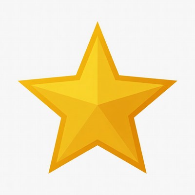 Golden Star Icon