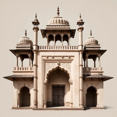 Indian Rajasthani Temple Gateway