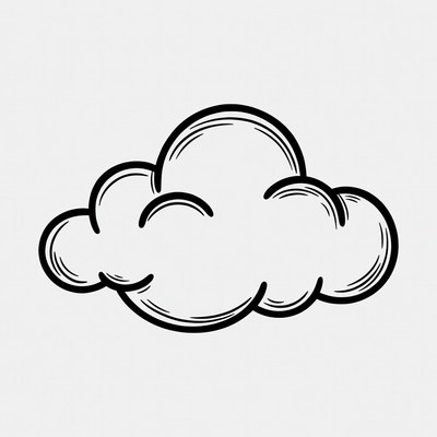 Fluffy Cloud Illustration