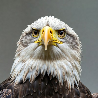 Bald eagle close-up portrait