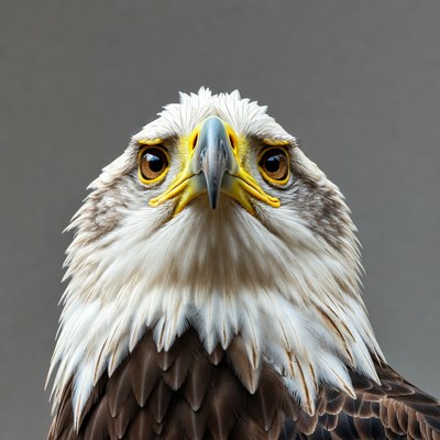 Bald eagle close-up portrait