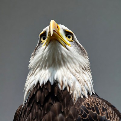 Bald eagle close-up portrait