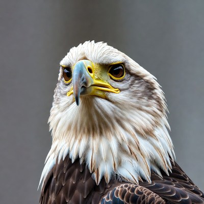 Bald eagle close-up portrait