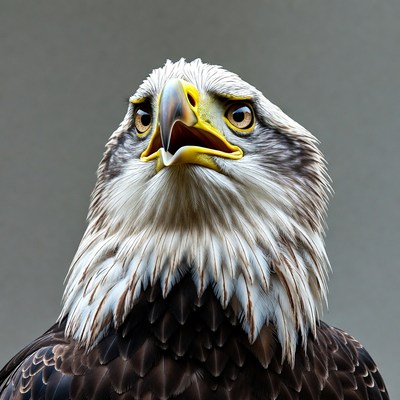 Bald eagle close-up portrait