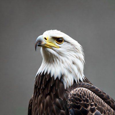 Bald eagle close-up portrait