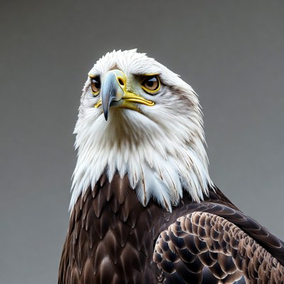 Bald eagle close-up portrait