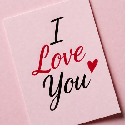 I Love You Card