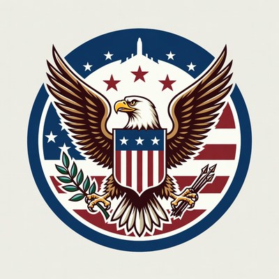 American Eagle with Shield Emblem