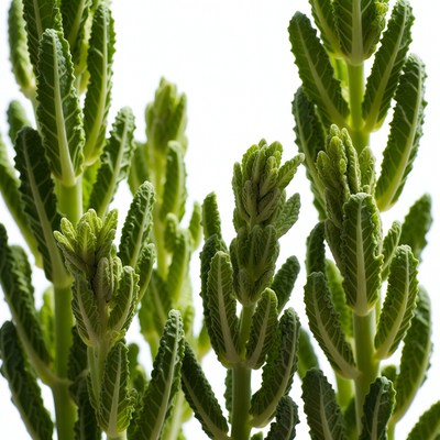 Green Succulent Plant Isolated