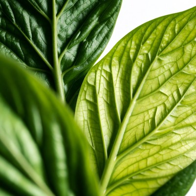 Vibrant Green Plant Leaves