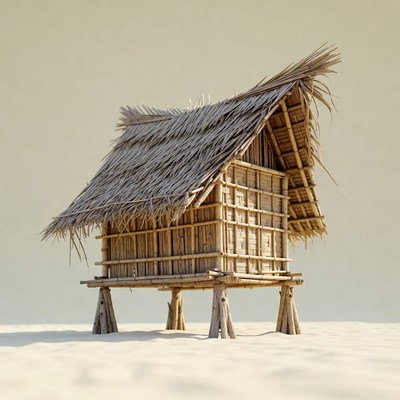 Traditional Bamboo Stilt House