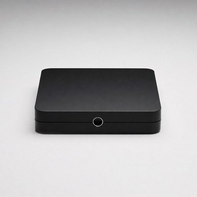 Black square electronic device