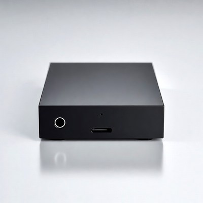 Black USB-C Streaming Device