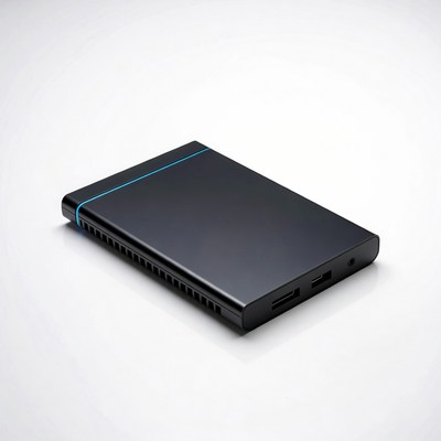 Black SSD with Blue Trim