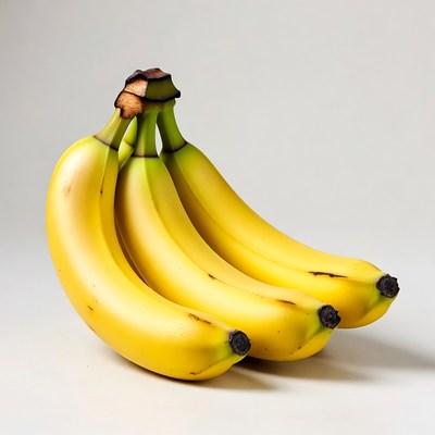 Bunch of ripe yellow bananas