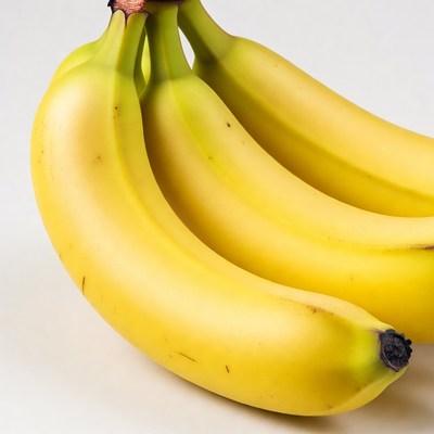 Bunch of ripe yellow bananas