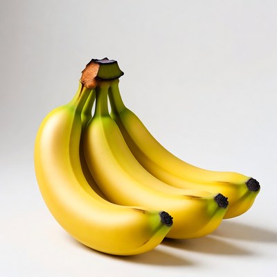 Bunch of ripe yellow bananas