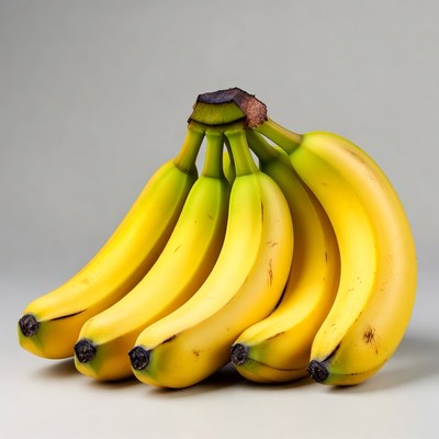 Bunch of ripe yellow bananas