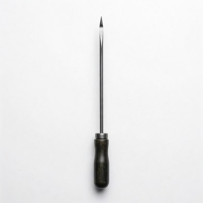 Awl Tool on White Background