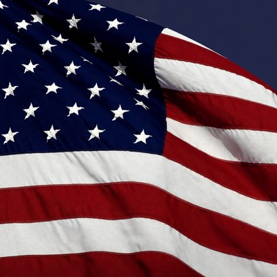 Waving American Flag