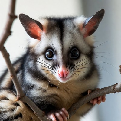 Sugar Glider on branch