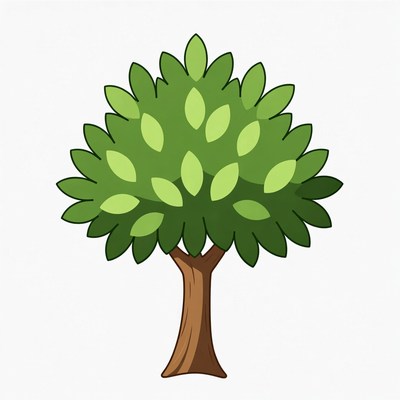 Green Tree Illustration