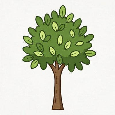 Green Tree Illustration