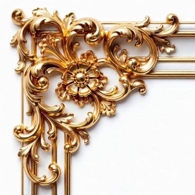 Ornate Gold Frame Corner