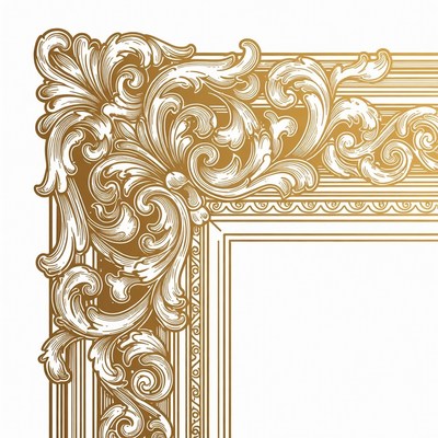 Ornate Gold Picture Frame