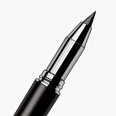 Black Felt Tip Pen