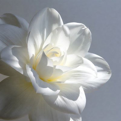 White Amaryllis Flower Bloom