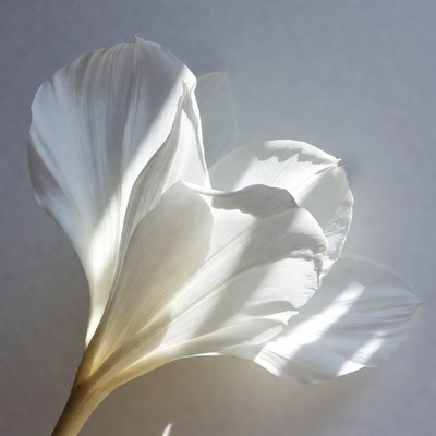 White Clivia Flower Bloom