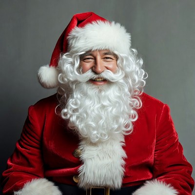 Smiling Santa Claus portrait