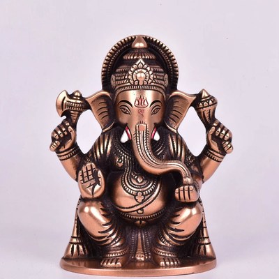 Brass Ganesha Statue
