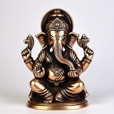 Bronze Ganesha Statue