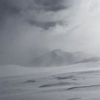 Snowy Mountains in Blizzard