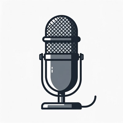 Black Microphone Illustration