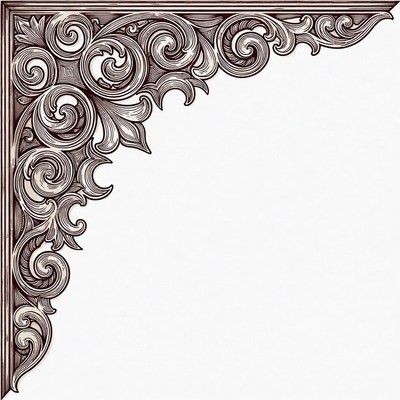 Ornate Victorian Corner Design